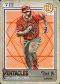 2021 Topps Gypsy Queen Tarot of the Diamond #TOD-16 Mike Trout Angels