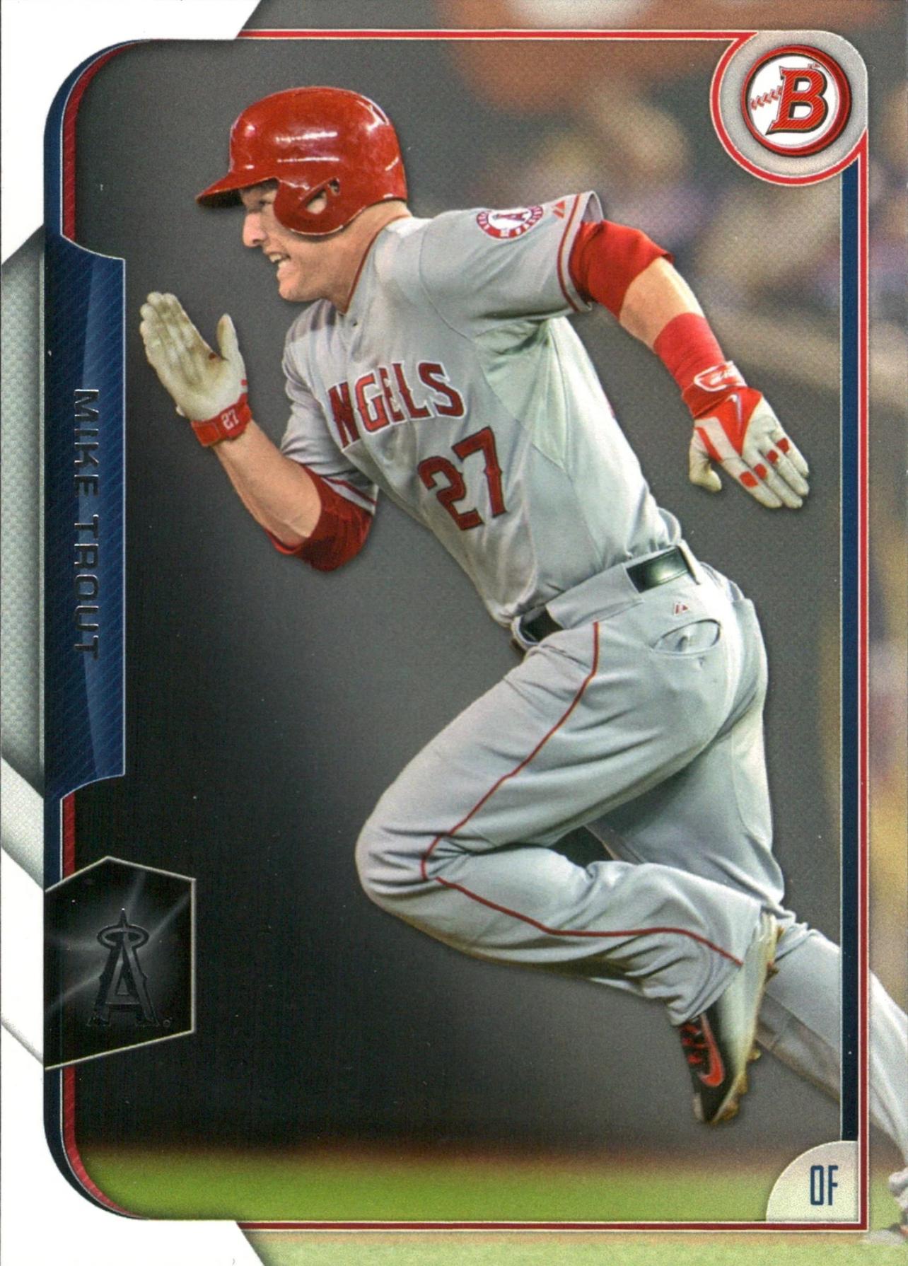 2015 Bowman #50 Mike Trout Los Angeles Angels