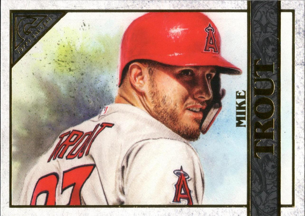 2020 Topps Gallery #1 Mike Trout Los Angeles Angels