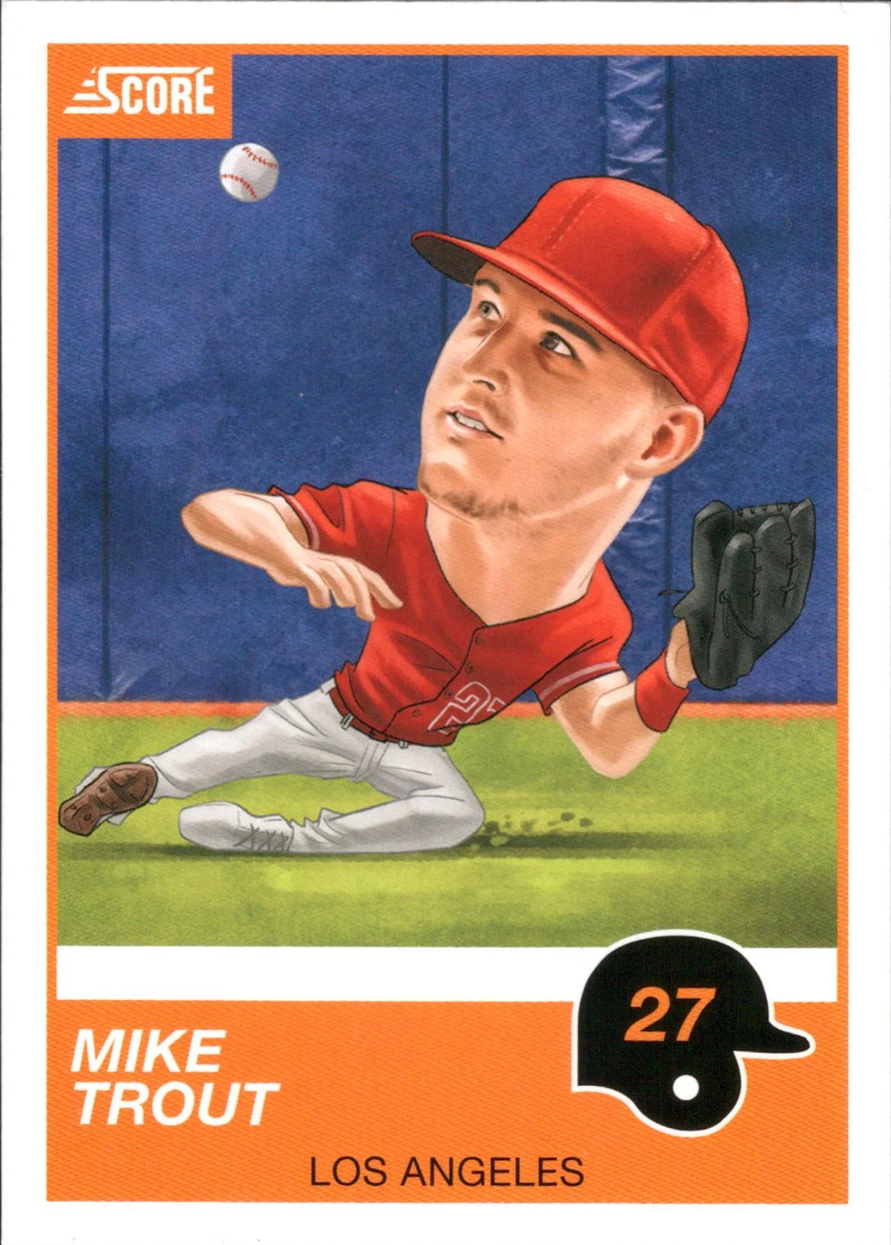 2019 Panini Chronicles Score #13 Mike Trout Los Angeles Angels