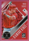 2018 Donruss Optic Pink #13 Mike Trout Los Angeles Angels