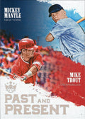 2018 Panini Diamond Kings Past and Present #PP8 Mickey Mantle / Mike Trout