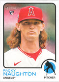 2022 Topps Heritage #665 Packy Naughton RC Los Angeles Angels