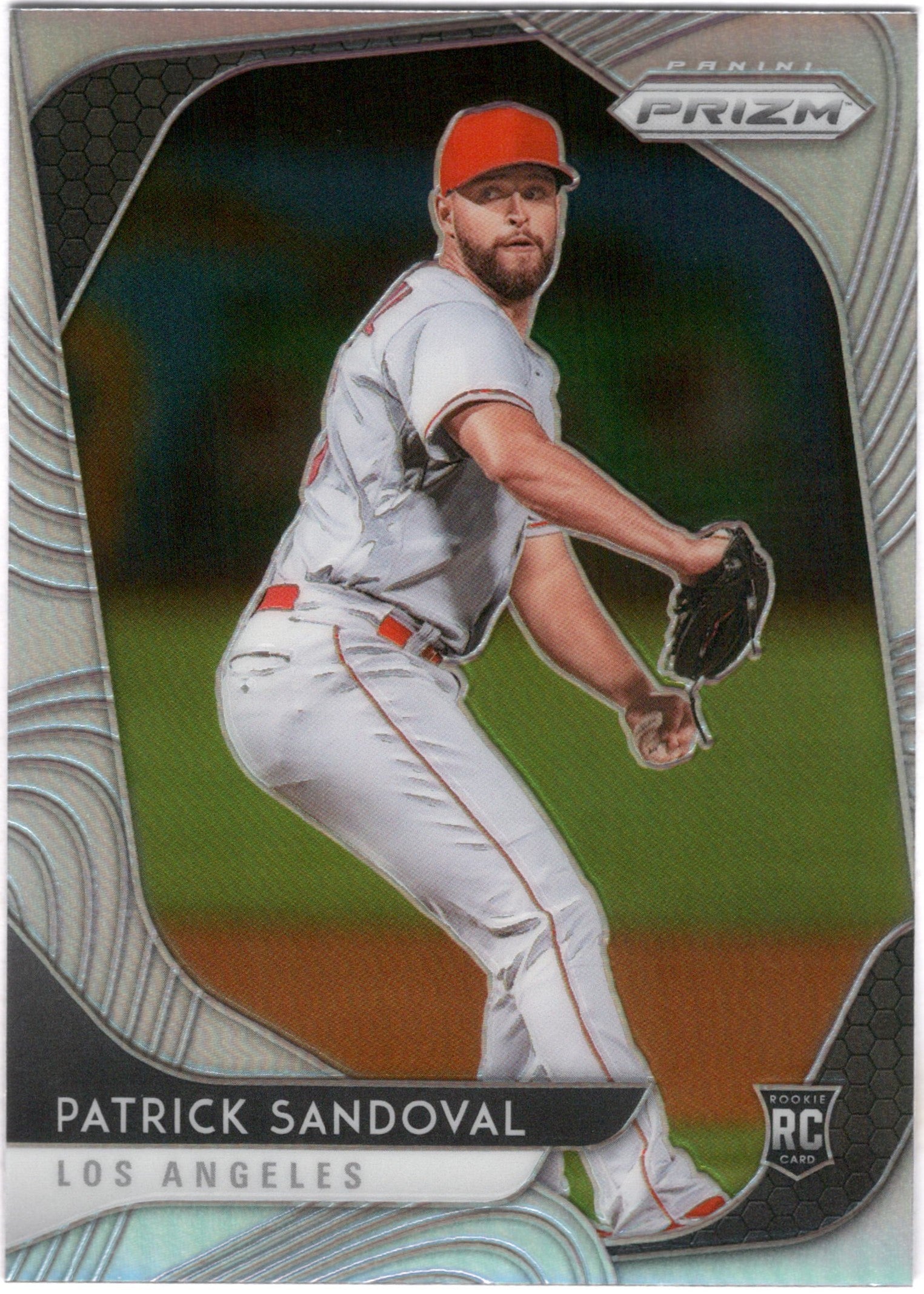 2020 Panini Prizm Silver Prizm #26 Patrick Sandoval RC Los Angeles Angels