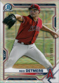 2021 Bowman Chrome Prospects Refractor #BCP-155 Reid Detmers #/499 Angels