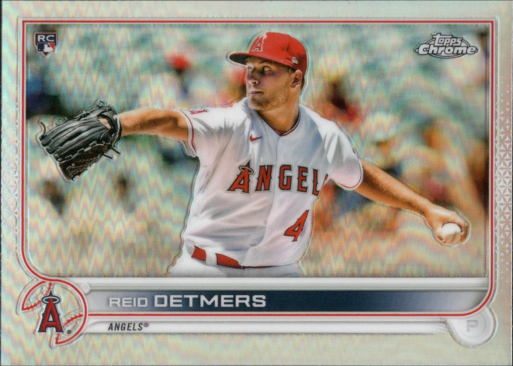 2022 Topps Chrome Refractor #79 Reid Detmers ,RC Los Angeles Angels