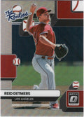2022 Donruss Optic The Rookies Holo Prizm #TR-10 Reid Detmers RC Angels
