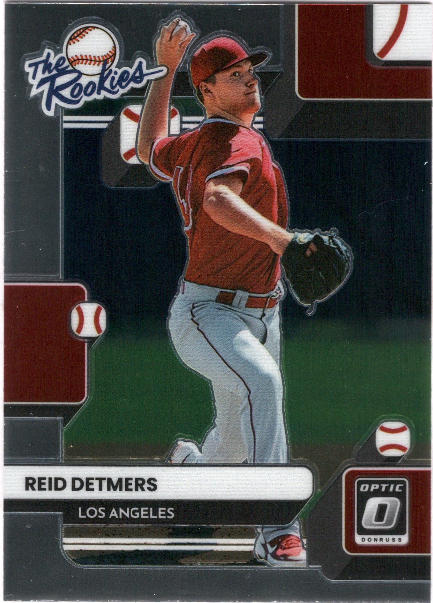 2022 Donruss Optic The Rookies #TR-10 Reid Detmers Los Angeles Angels