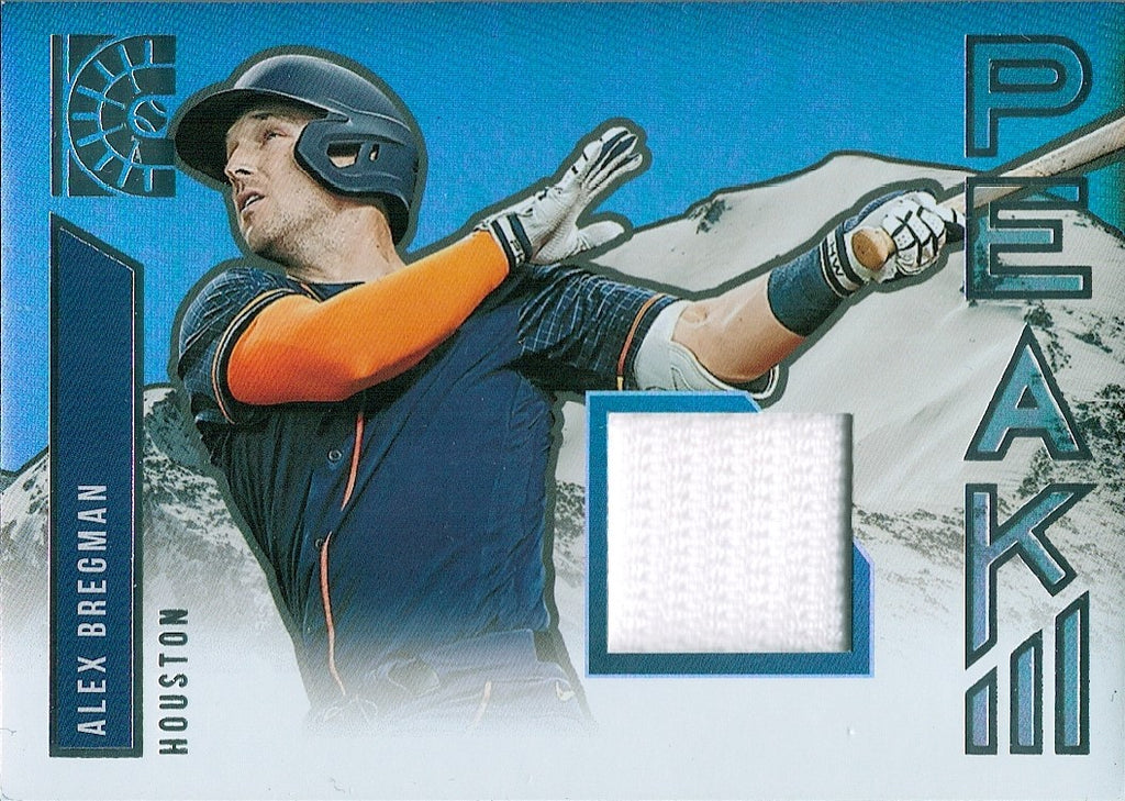 2022 Panini Capstone Peak Materials #PM-AB Alex Bregman MEM Houston Astros