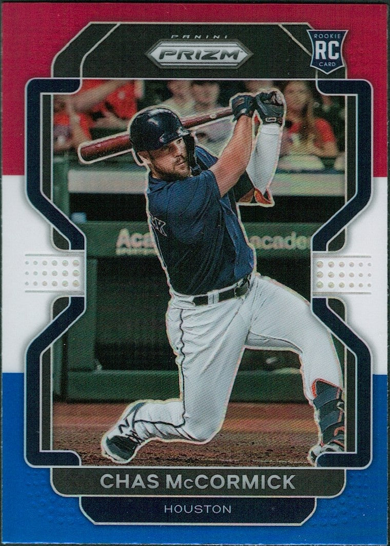 2022 Panini Prizm Red/White/Blue Prizm #100 Chas McCormick RC Houston Astros
