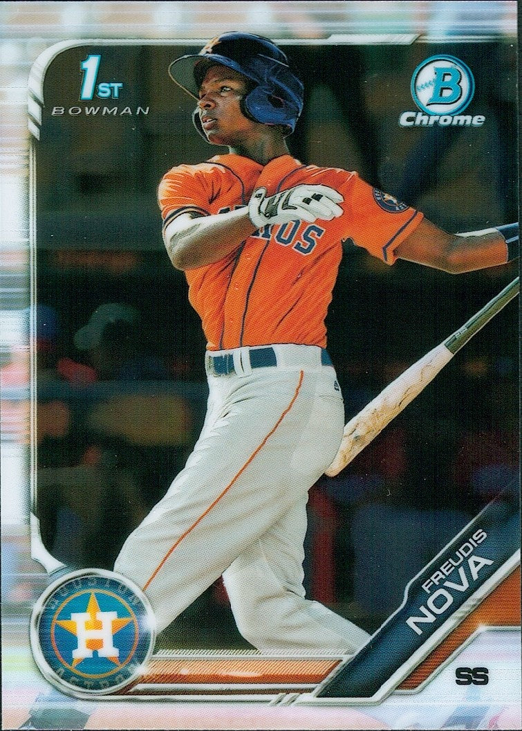 2019 Bowman Chrome Prospects #BCP-21 Freudis Nova Houston Astros