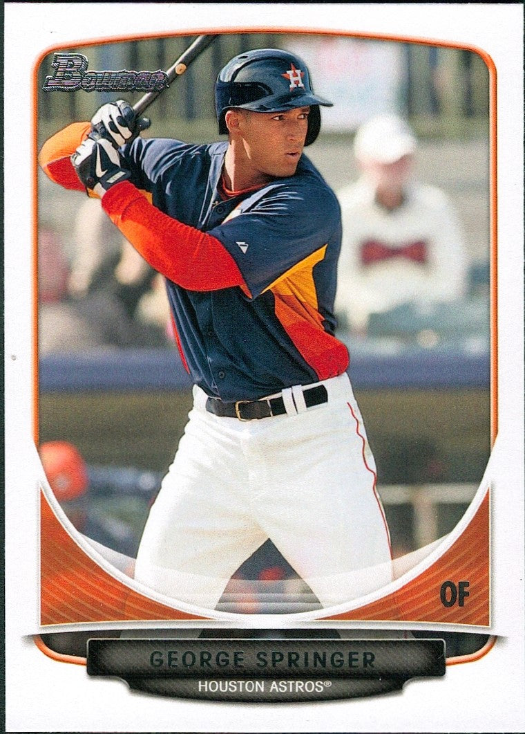 2013 Bowman Draft Picks & Prospects Top Prospects #TP-20 George Springer Astros