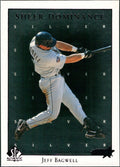 1998 SP Authentic Sheer Dominance Silver #SD38 Jeff Bagwell Houston Astros
