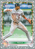 2022 Topps Holiday Metallic #HW129 Jeremy Pena Rookie Houston Astros