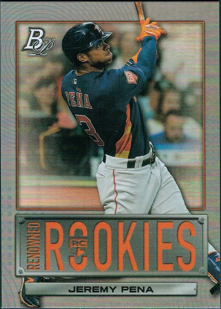 2022 Bowman Platinum Renowned Rookies #RR-18 Jeremy Pena Houston Astros