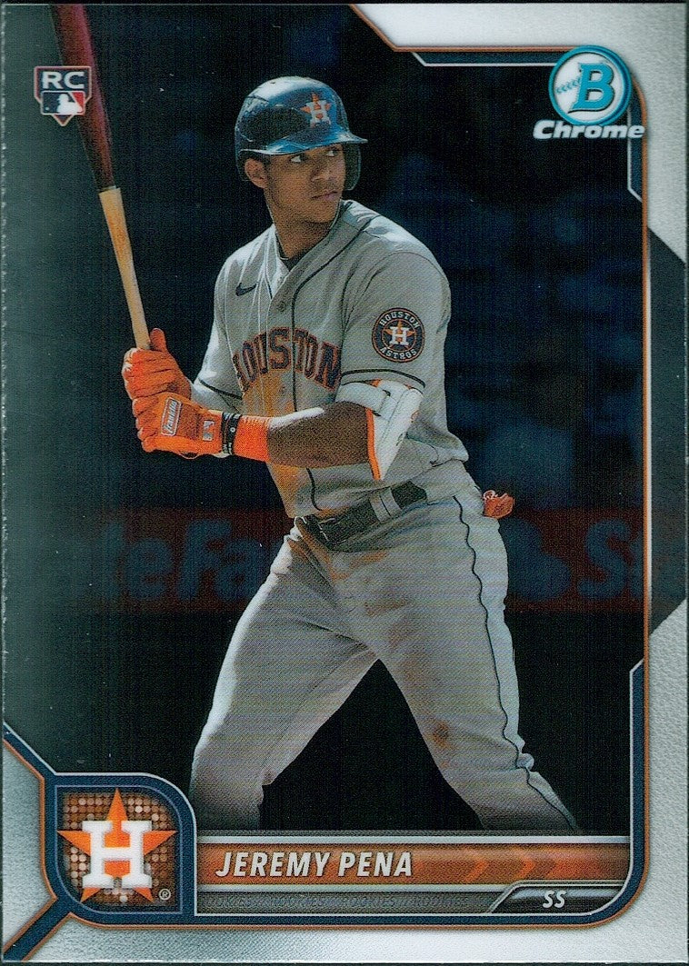 2022 Bowman Chrome #35 Jeremy Pena RC Houston Astros