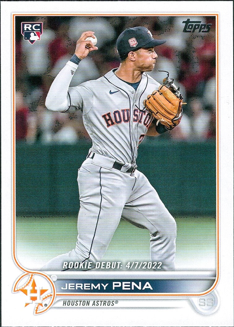 2022 Topps Update #US276 Jeremy Pena RC Houston Astros