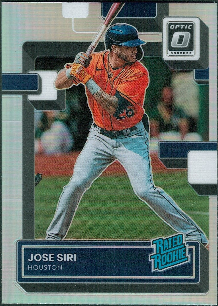 2022 Donruss Optic Holo Prizm #62 Jose Siri RC Houston Astros