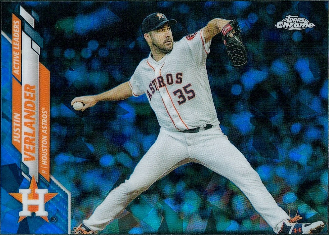 2020 Topps Chrome Update Sapphire Edition #U-245 Justin Verlander Houston Astros