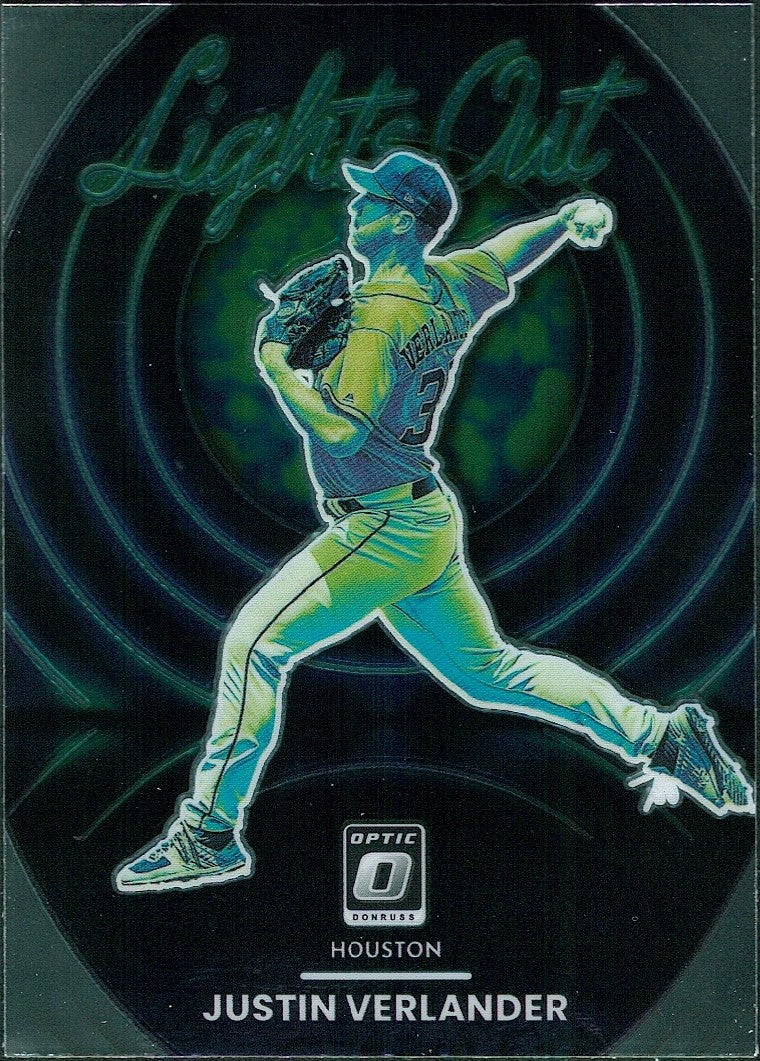 2022 Donruss Optic Lights Out #LO-10 Justin Verlander Houston Astros