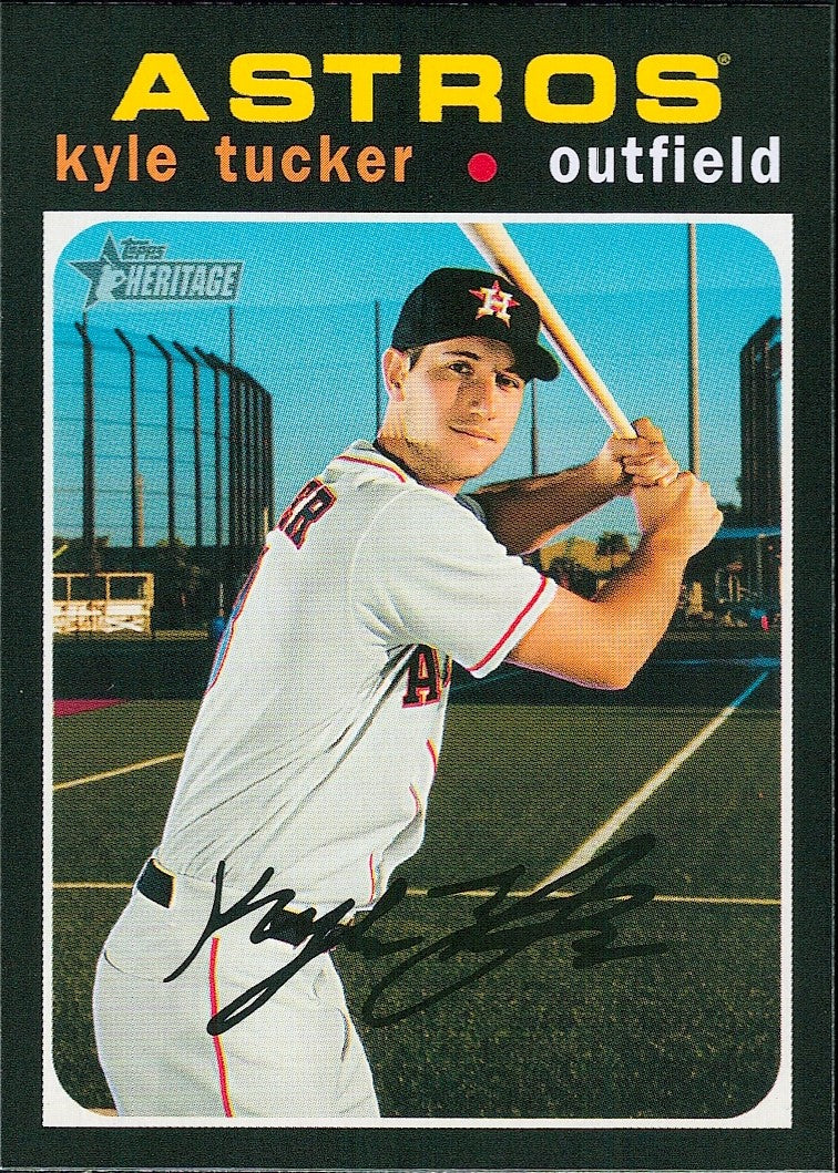 2020 Topps Heritage #45 Kyle Tucker Houston Astros