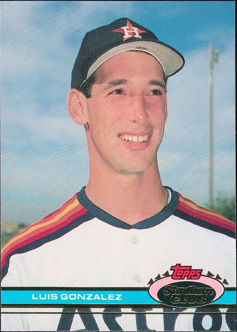 1991 Stadium Club #576 Luis Gonzalez Rookie Houston Astros