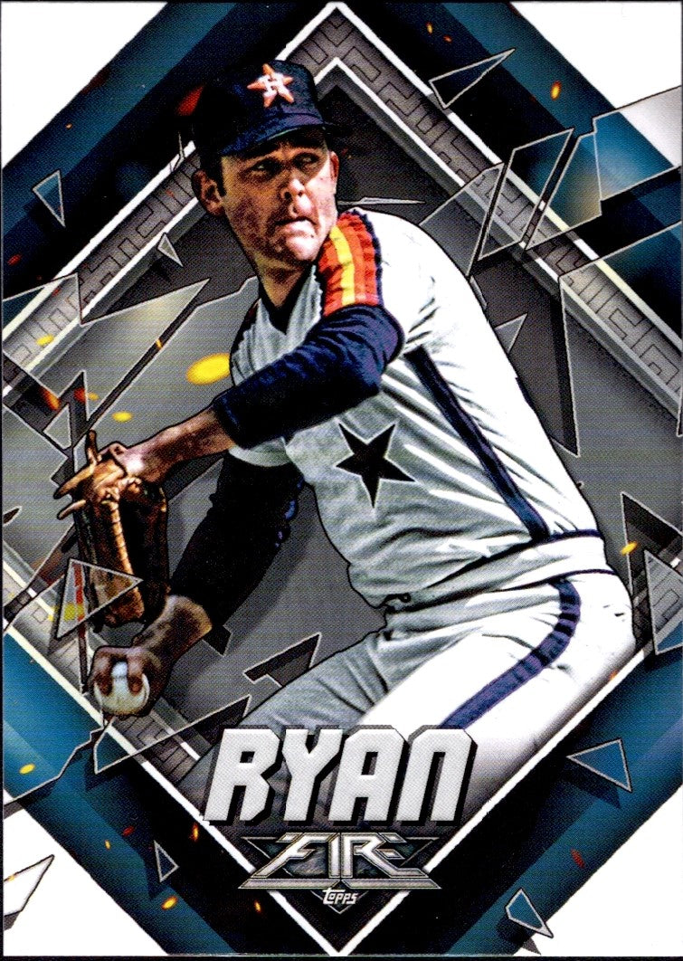 2022 Topps Fire #173 Nolan Ryan Houston Astros