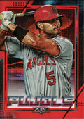 2020 Topps Fire Flame #31 Albert Pujols Los Angeles Angels