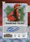 2021 Panini Contenders Diamond #184 Chris Rodriguez RC Auto #/15 Angels