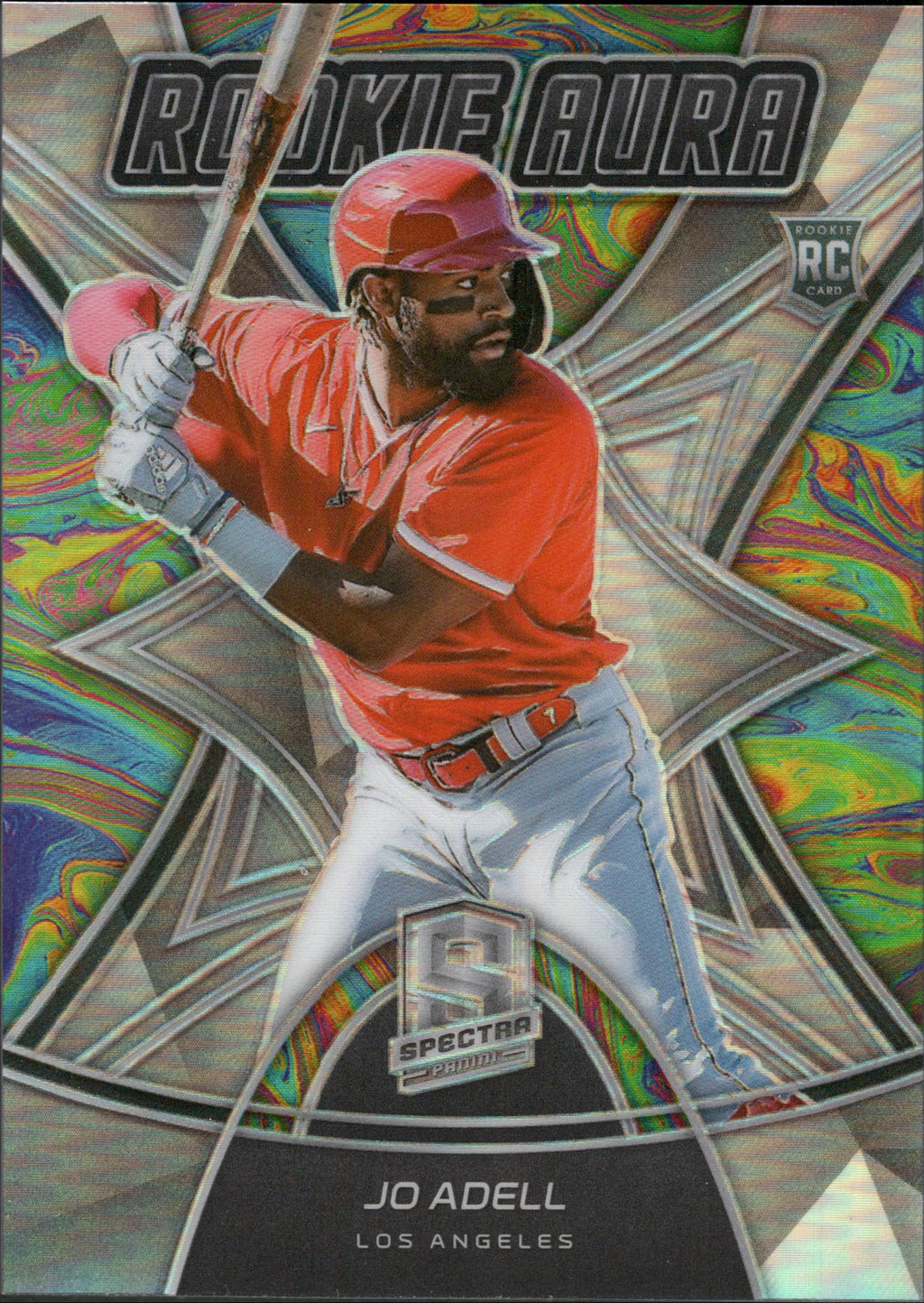 2021 Panini Spectra Rookie Aura Silver #RA-18 Jo Adell RC Los Angeles Angels