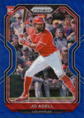 2021 Panini Prizm Blue Wave Prizm #191 Jo Adell RC #/60 Los Angeles Angels