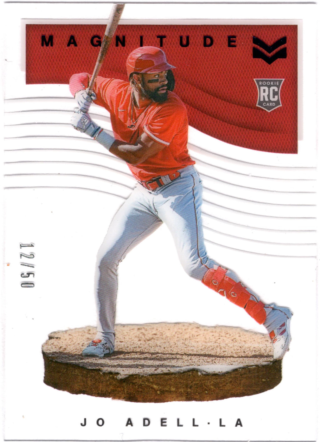 2021 Panini Chronicles Magnitude Blue #1 Jo Adell RC #/50 Los Angeles Angels