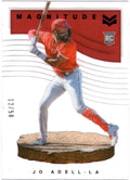 2021 Panini Chronicles Magnitude Blue #1 Jo Adell RC #/50 Los Angeles Angels