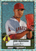 2021 Topps Chrome Platinum Anniversary 70 Mini-Diamonds #485 Jose Quintana #/70