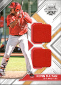 2018 Panini Elite Extra Edition Dual Material Silver #DM-KM Kevin Maitan #/149