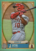 2021 Topps Gypsy Queen Turquoise #122 Justin Upton #/199 Los Angeles Angels