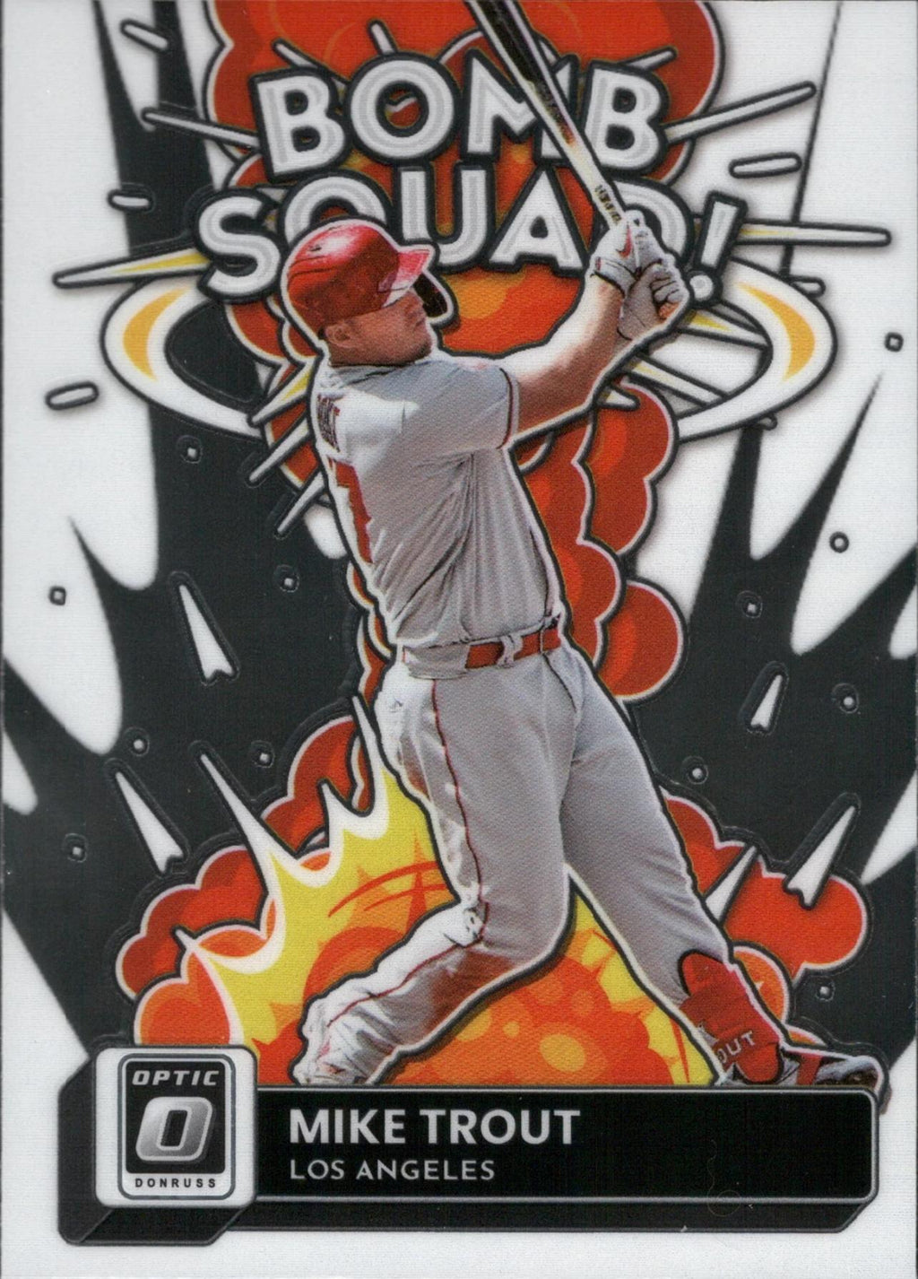 2022 Donruss Optic Bomb Squad #BS-8 Mike Trout Los Angeles Angels