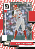 2022 Donruss One Hundred Emoji #205 Noah Syndergaard #/100 Los Angeles Angels
