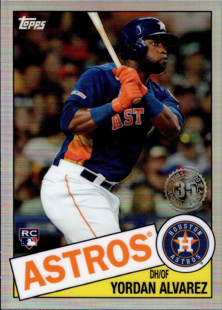 2020 Topps Chrome 1985 Topps Baseball #85TC-4 Yordan Alvarez RC Houston Astros