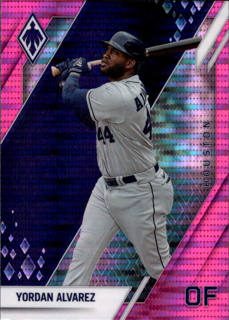 2022 Panini Chronicles Phoenix Pink Pulsar #25 Yordan Alvarez Houston Astros