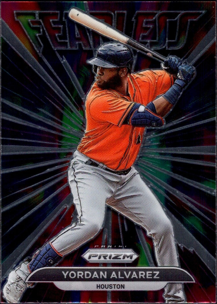 2022 Panini Prizm Fearless #FL-16 Yordan Alvarez Houston Astros