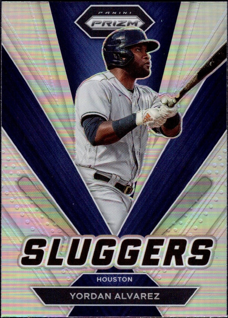 2022 Panini Prizm Sluggers Silver Prizm #SL-1 Yordan Alvarez Houston Astros