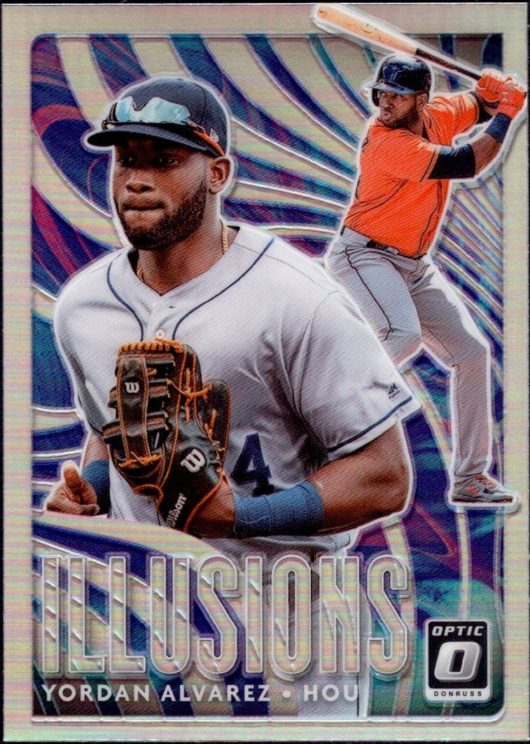 2020 Donruss Optic Optic Illusions Holo #OI-6 Yordan Alvarez Houston Astros