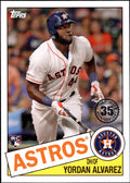 2020 Topps 1985 Baseball 35th Anniversary #85-50 Yordan Alvarez RC Astros