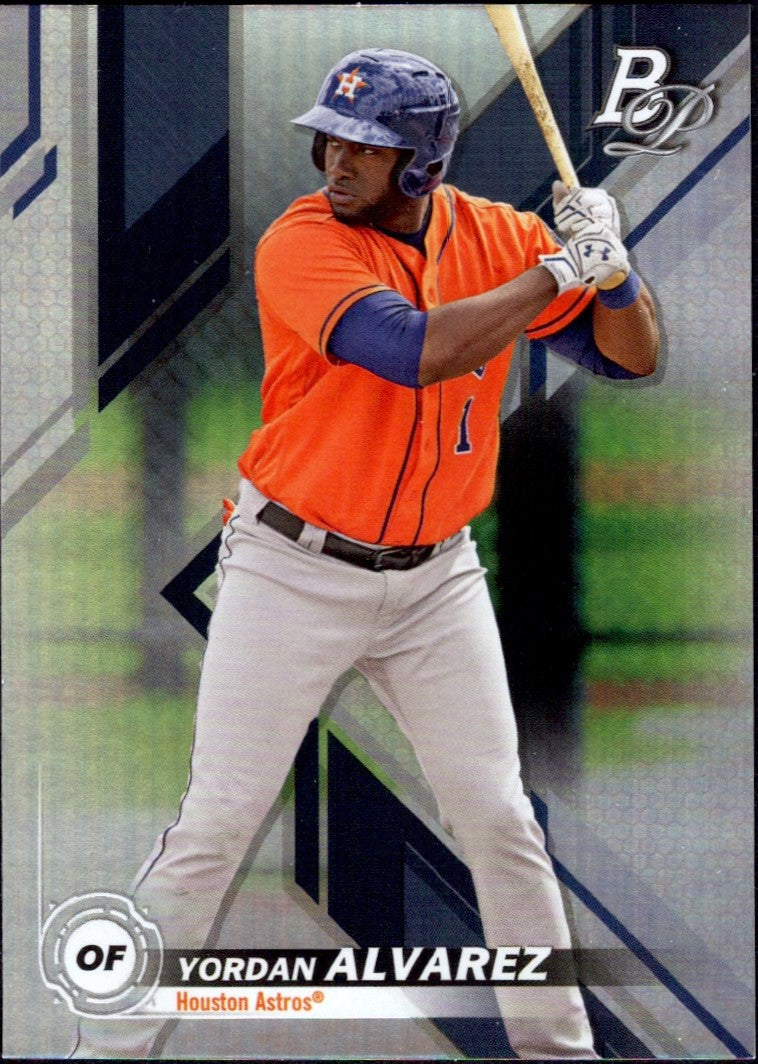 2019 Bowman Platinum Top Prospects #TOP-100 Yordan Alvarez Houston Astros