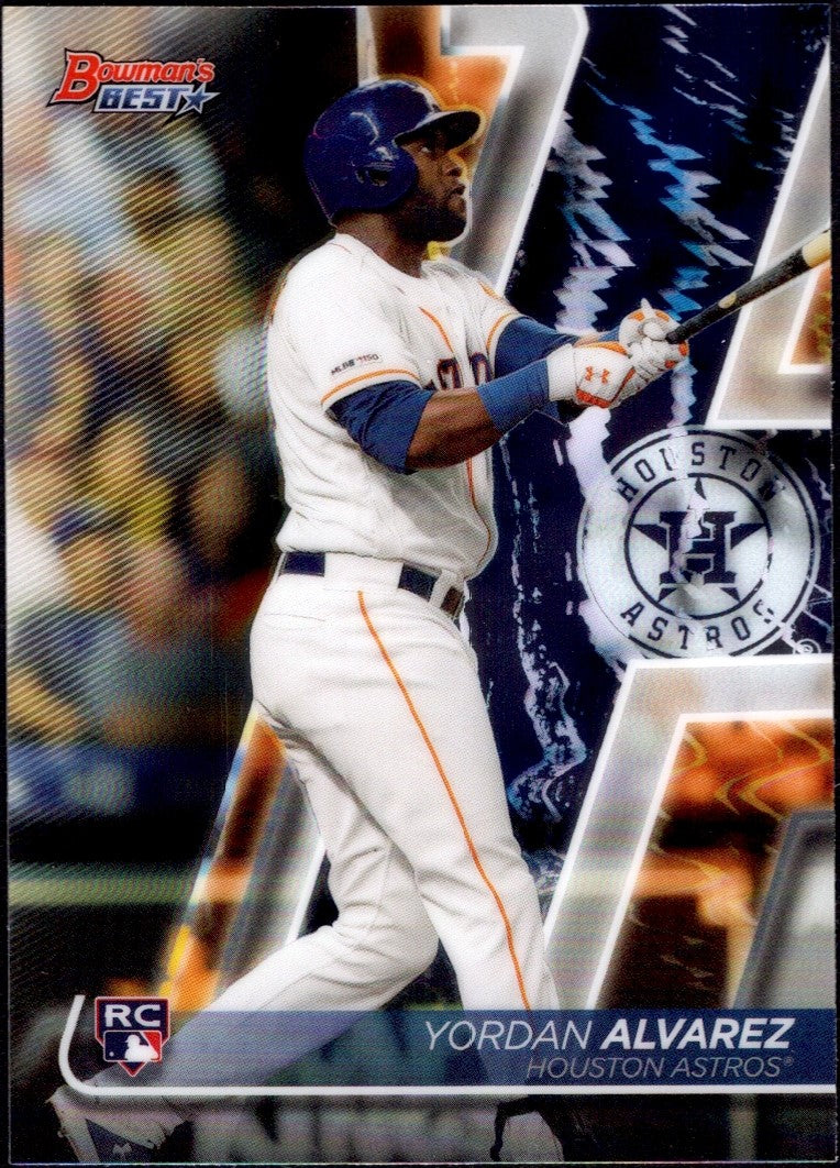 2020 Bowman's Best #45 Yordan Alvarez RC Houston Astros