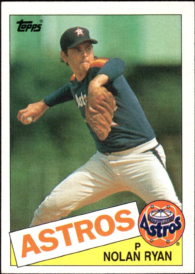 1985 Topps #760 Nolan Ryan Houston Astros