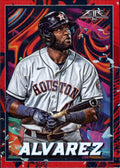 2022 Topps Fire Flame #96 Yordan Alvarez Houston Astros