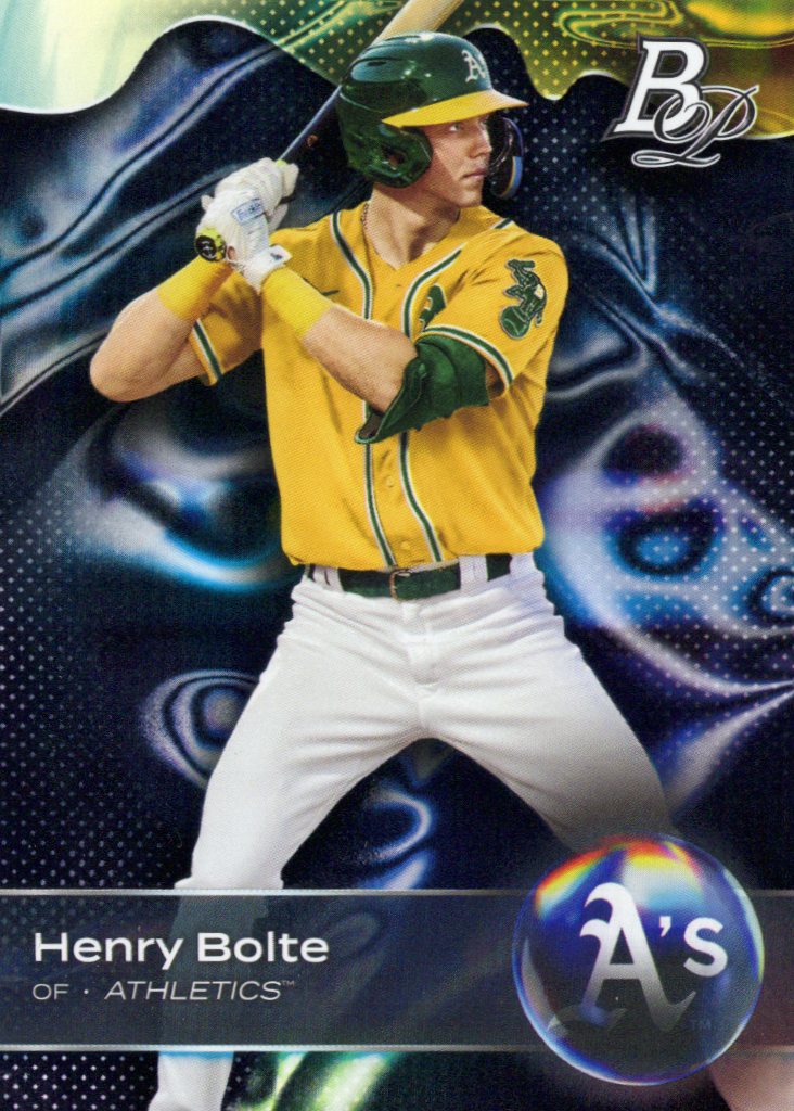 2023 Bowman Platinum Top Prospects #TOP-30 Henry Bolte Oakland Athletics