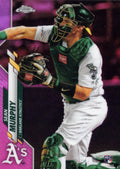 2020 Topps Chrome Pink Refractor #32 Sean Murphy RC Oakland Athletics